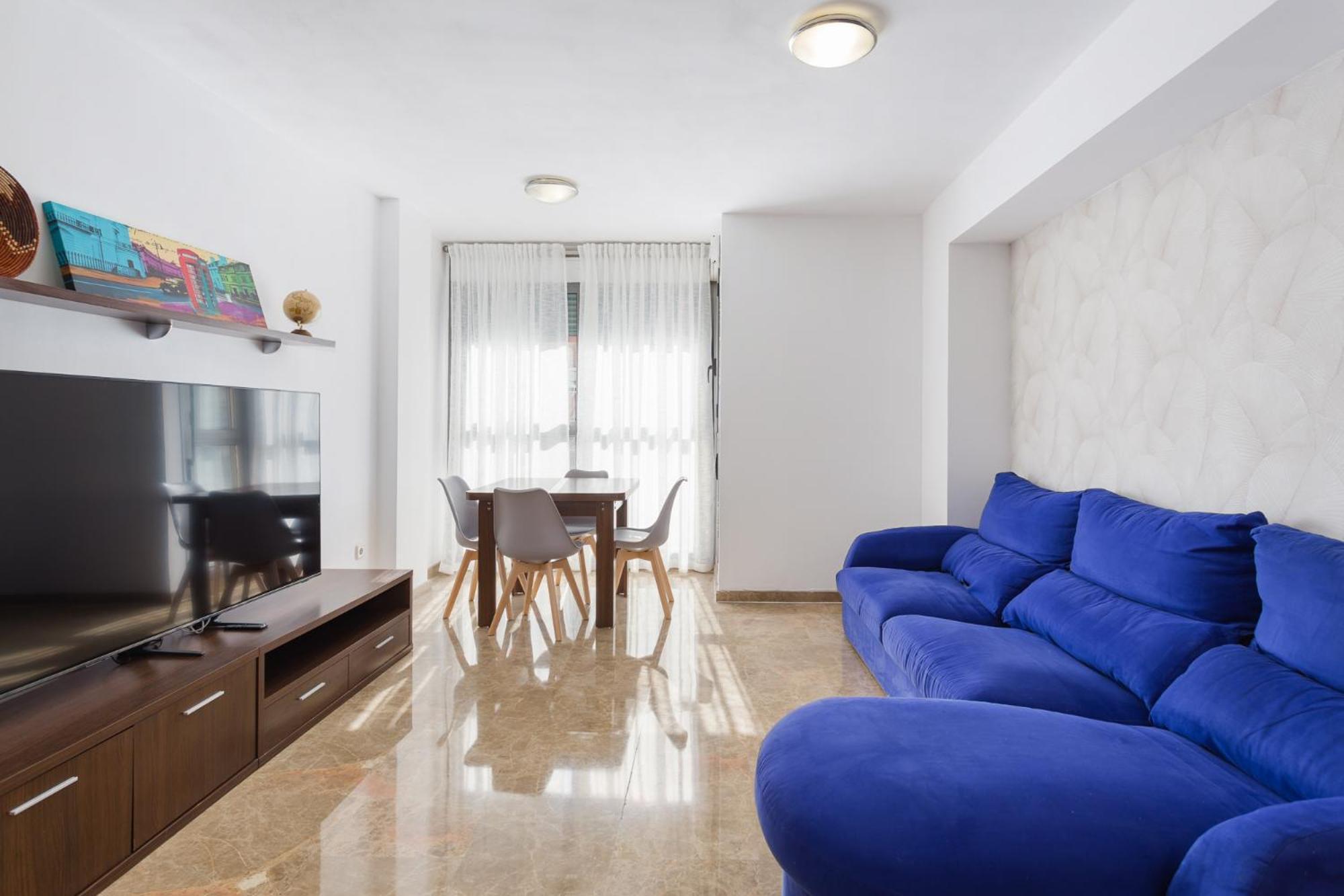 Piso Familiar Cerca Del Centro, Ac Y Wifi Gratis Lägenhet Valencia Exteriör bild